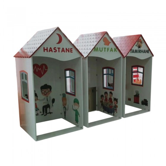 Tamir-Mutfak-Hastane Köşesi Ahşap