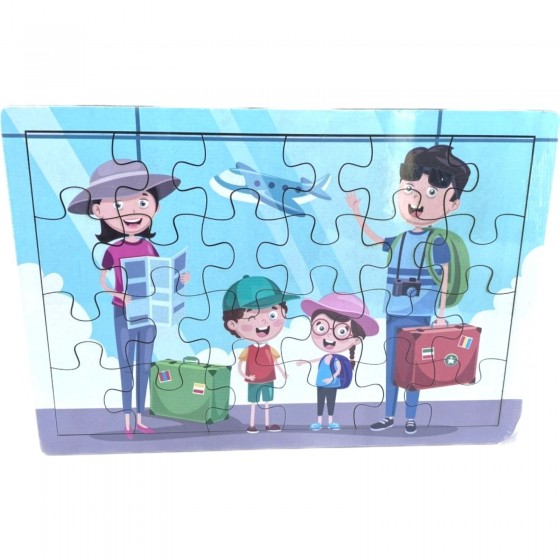 Puzzle Tatile Gidiyoruz Ahşap