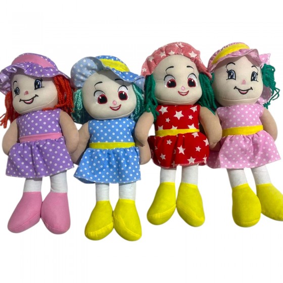 Çocuk Peluş Bez Bebek 50 Cm